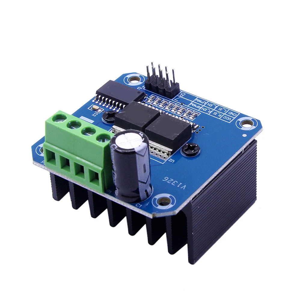 BTS7960 43A 고전력 모터 드라이버 보드 Arduino 지능형 자동차 반도체 냉각 제어 액세서리용 4Pcs