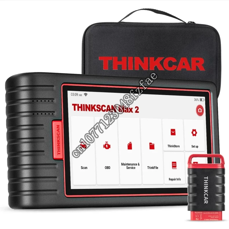 

THINKCAR ThinkScan Max 2 Diagnostic Tools Full system Support CANFD For 2023 AF DPF IMMO 28 Reset ECU Coding OBD2 Scanner