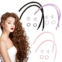 Bigoudis doux sans chaleur tige à friser bandeau sans chaleur bigoudis boucles paresseuses dormir pendant la nuit Flexi tiges outils de coiffure 3