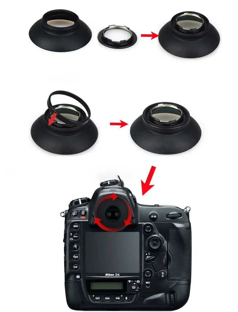for Nikon Dk-19 DK19 Eye mask D5 D3x D3S D4s d2x D500 D700 D810 d850 camera viewfinder eyepiece