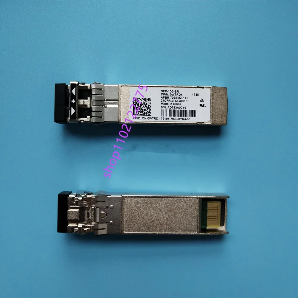 Del/sfp 10gb Module/0WTRD1/AFBR-709SMZ-FT1/SFP-10G-SR/multimode 10g 850NM Fiber Transceiver module/10g adapter switch