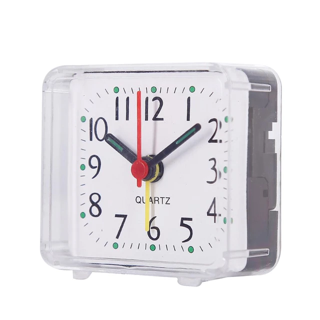 Reloj despertador Digital pequeño, silencioso, sin garrapatas, de