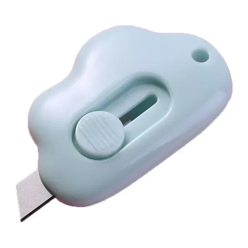 Utility Knife Cute Rabbit Cloud Color Mini Portable Paper Cutter Cutting Paper Razor Blade Office Stationery Cutting Supplies