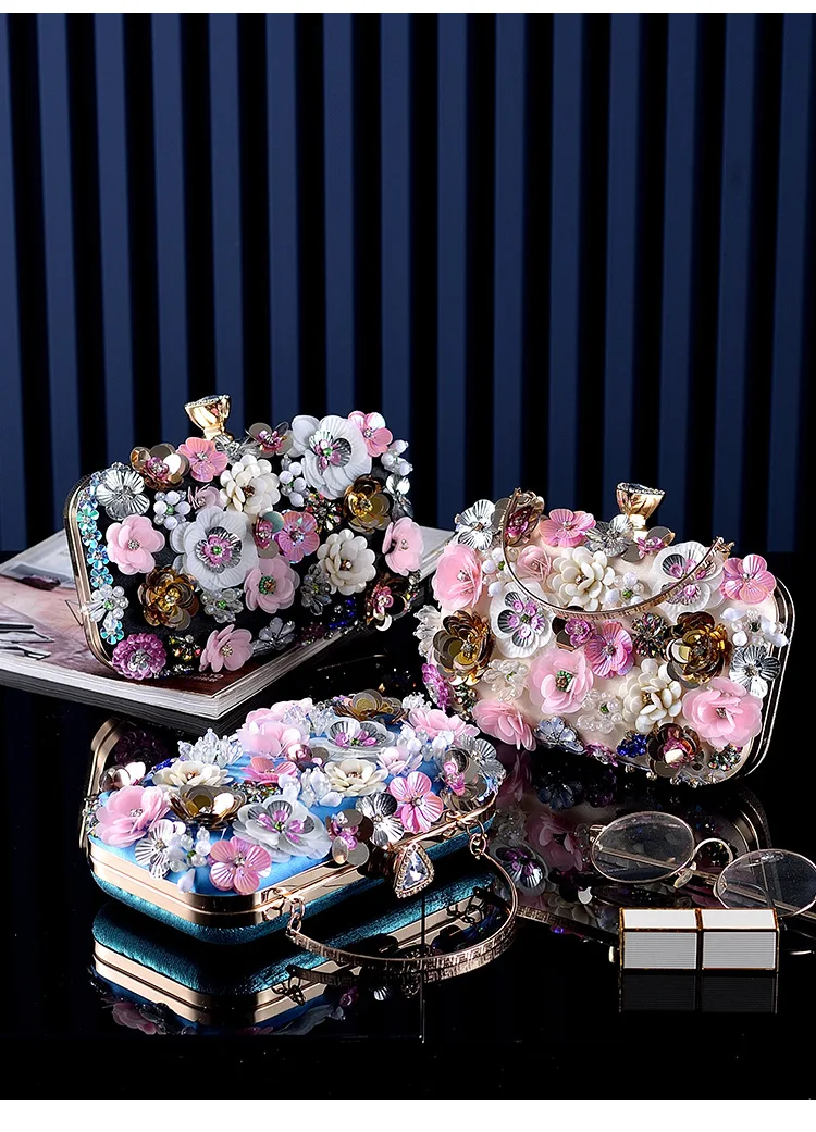 Floral Wedding Clutch