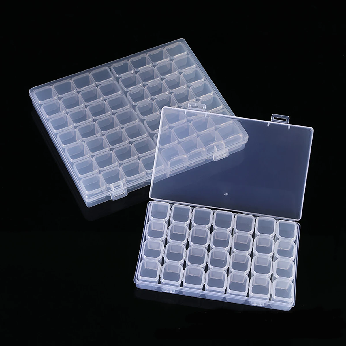 Plastic Nail Accessory Storage Box Toolbox Detachable Box Independent Grid Accessory Storage 1pc28/56 grid storage box plastic storage box