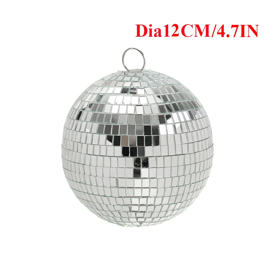 20" Large Silver Disco Ball Ornaments, Glass Mirror Foam Ball With Hanging Swivel Ring, Reflection Ball For Holiday, Wedding & Party Decor - Israel