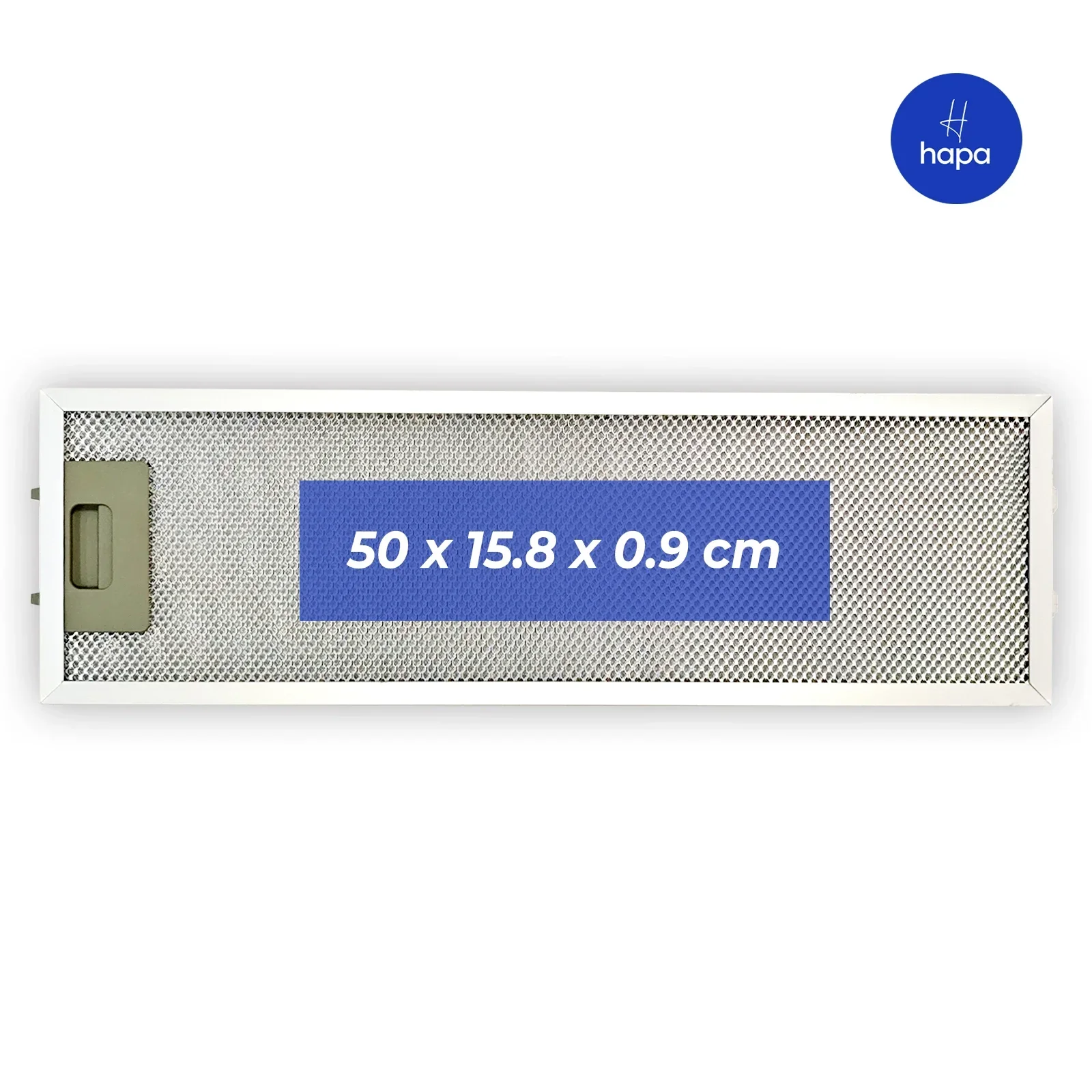 1Pack, 50x15.8x0.9cm Range Hood Grease Filter Kitchen Extractor Aluminium 16752