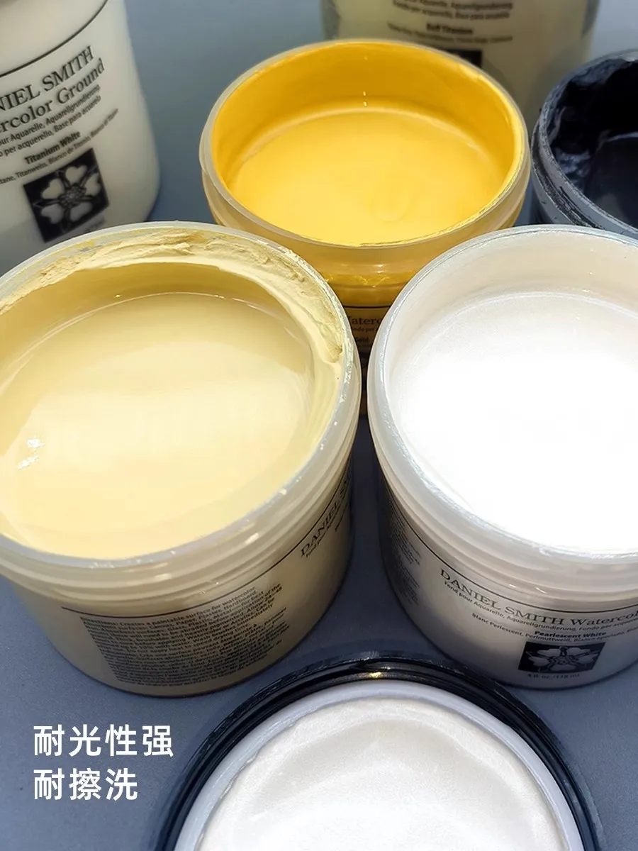 Daniel Smith Watercolour Ground 118ml acuarela Medium Gold/Black/White Ground For all surfaces Artist Painting Supplies 2