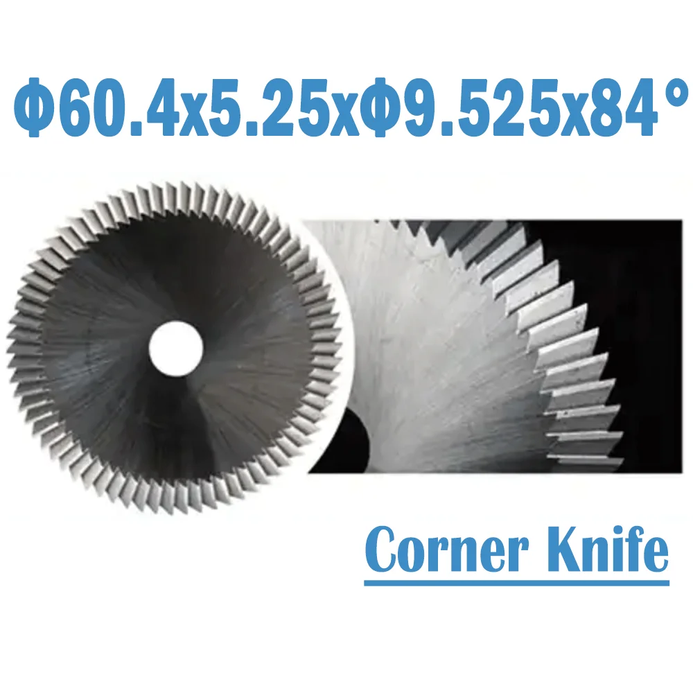 

Φ60.4x5.25xΦ9.525x84° Key Machine Cutter Carbide Corner Knife Angle Miling Cutter For DELTA