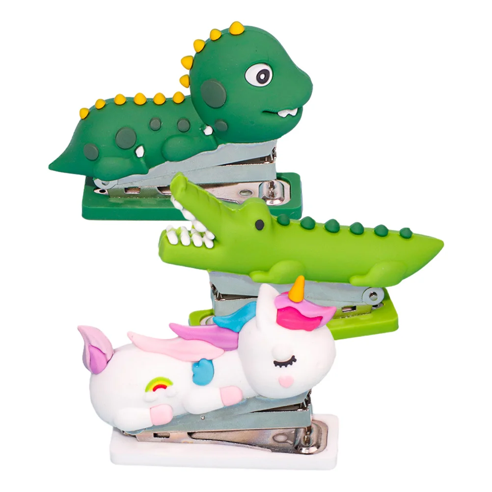 

Animal Staplers Cute Crocodile Dinosaur Handheld Mini Portable Cartoon Stitcher