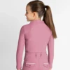 MXLLINA Zipper Equestrian T-Shirts Girls Longsleeve Sport Horse Riding Clothes Breathable Tops Girl Trainning Competition Blouse 2