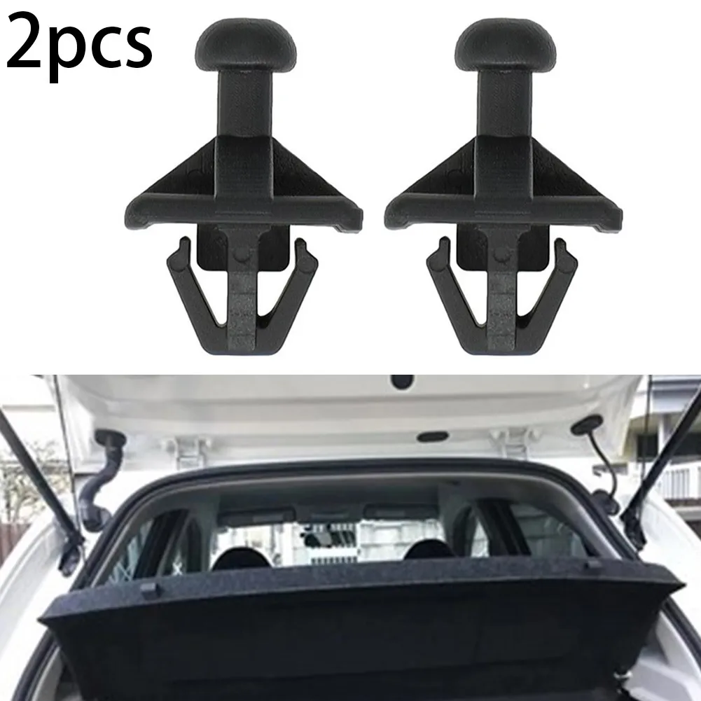 2pcs Car Parcel Shelf Hook Plastic Cargo Lid Hook Clip For Nissan 2010-2019 Car Shelf Hook Clip Auto Interior Accessories 2pcs car sun visor bracket clip holder hook bracket for nissan versa note sentra juke gray left right car accessories