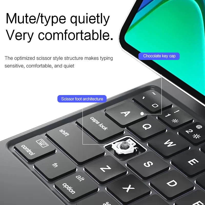 Capa Magnética para Xiaomi mi Pad Pro Smart Touch Pad Teclado Tablet Magia 11 2023 - Imagem 2