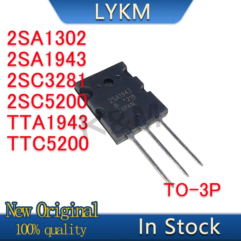 5-PCS-New-Original-2SA1302-2SA1943-2SC3281-2SC5200-TTA1943-TTC5200-TO-3 ...