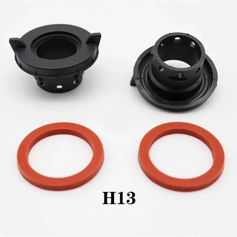 Headlight Holder LED Lamp Bulb Base Light Holder Lamp Holder Light Bulb Socket Socket Connector Plug Adapter 2Pcs Black Car LED Headlight Bulb Adapter Holder Base Sockets Retainer for H1 H3 H4 H7 H11 H13 9004 9005 9006 9007