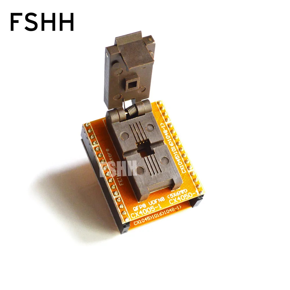 

CX1044 CX1032 CX1050 CX1062-1 adapter module can be used after modification QFN8 WSON8 VDFN8 MLF8 test socket 5x6mm