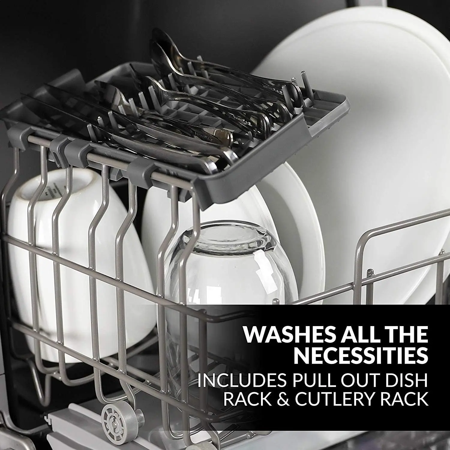 Complete Portable  Dishwasher with 5-Liter Built-in Water Tank, 5 Programs, Baby Care 4