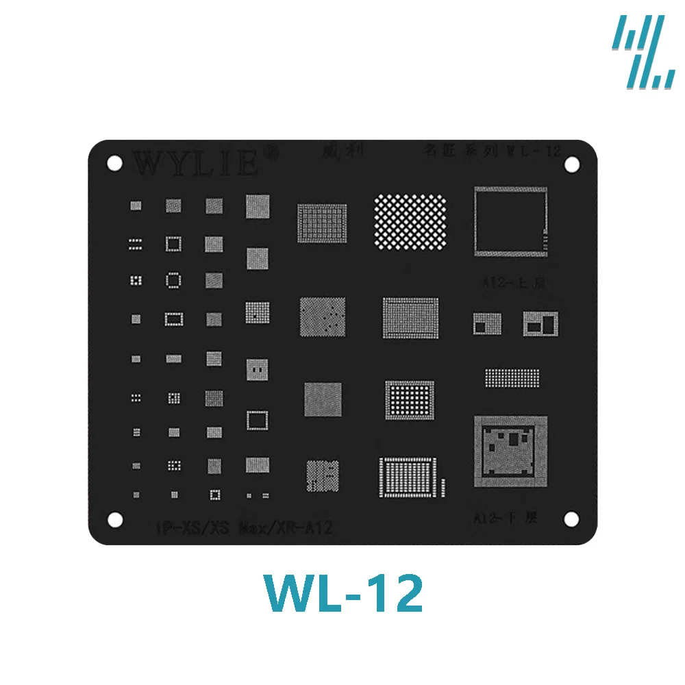Stencil Reballing Per Iphone5-14 Cpu Ram Wifi Power Completo A7 A8 A9 A10 A11 A12 A13 A14 A15 A16