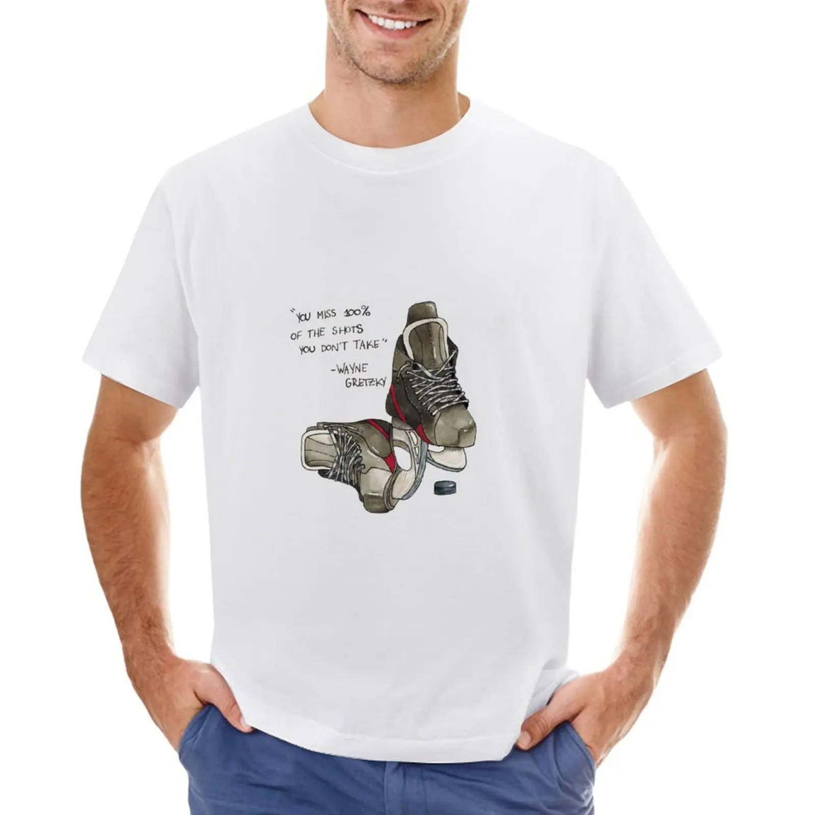 

Hockey T-Shirt sweat summer clothes sublime Aesthetic clothing mens t shirts casual stylish