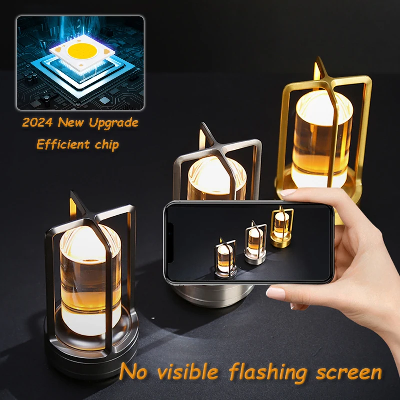 led lights room decor desk lamp USB charging bedside table lamp Bedroom Outdoor camping Luxury atmosphere night light rgb lamp 4
