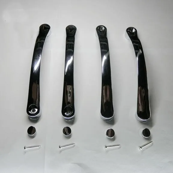 Maniglia Per Porta Doccia In Acciaio Inox - Fori 145mm, Per Vetro 6-18mm, Antiscivolo - Foto 6