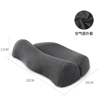 태국 천연 라텍스 정형 마사지 베개, 목 경추 보호, 큰 척추 교정 베개, 2 가지 색상