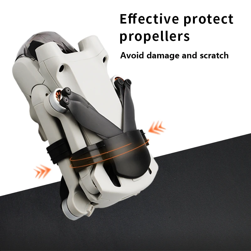 Sangle de fixation attachée au support d'hélice DJI Mini 3/4 Pro, prête à l'emploi