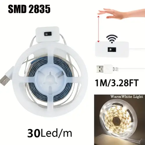 USB LED Strip Lights DC 5V Smart Dimmer Hand Scan Sensor Switch On/off Control Backlight Tape TV Lamp Tape Bedroom Home Decor - Image 8
