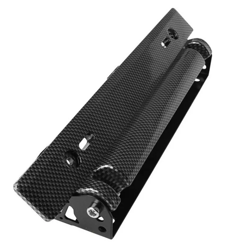 Car License Plate Frame Holder Carbon Fiber Racing Number Plate Holder Adjustable Bracket Car Modification license plate bracket license plate frame license plate holder