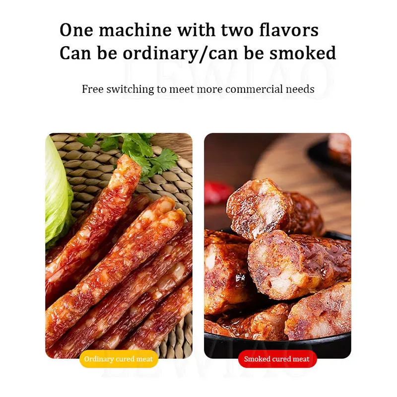 30Kg Sausage Meat Smoke Dryer Machine With 29 Hook Fish Smoker Oven Meat Smoker Machine 6