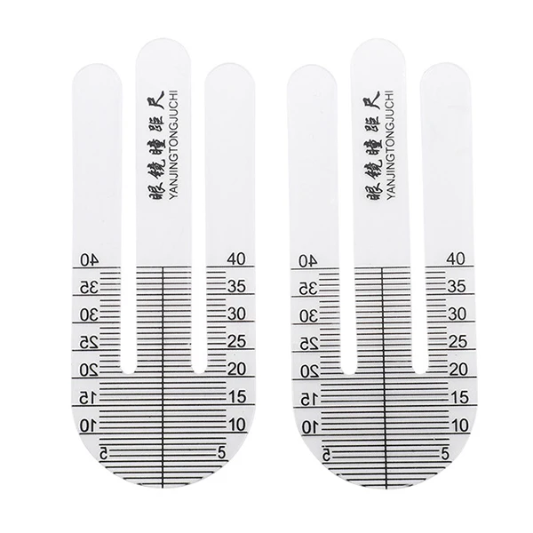 1pair Optical PH Ruler Pupil Height Meter Optometry PH Test Eye Ophthalmic Tool