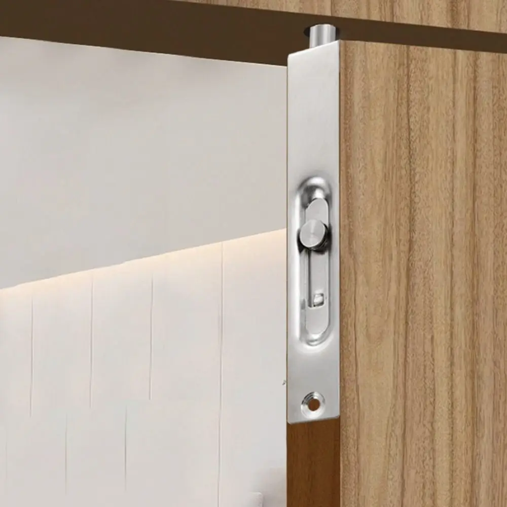 4/6/8/10/12 inch Stainless Steel Hidden Home Gate Door Latch Bolt Security Guard Flush Latch Bolt Slide Lock Slide Hardware door latch
