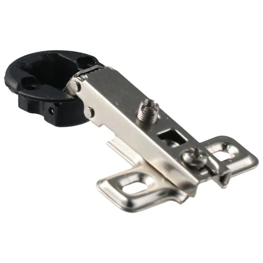 Cold Rolled Steel Glass Door Hydraulic Hinge ABS Plastic Dia 26mm Hole Straight Arm Hinge Silver Concealed Worker
