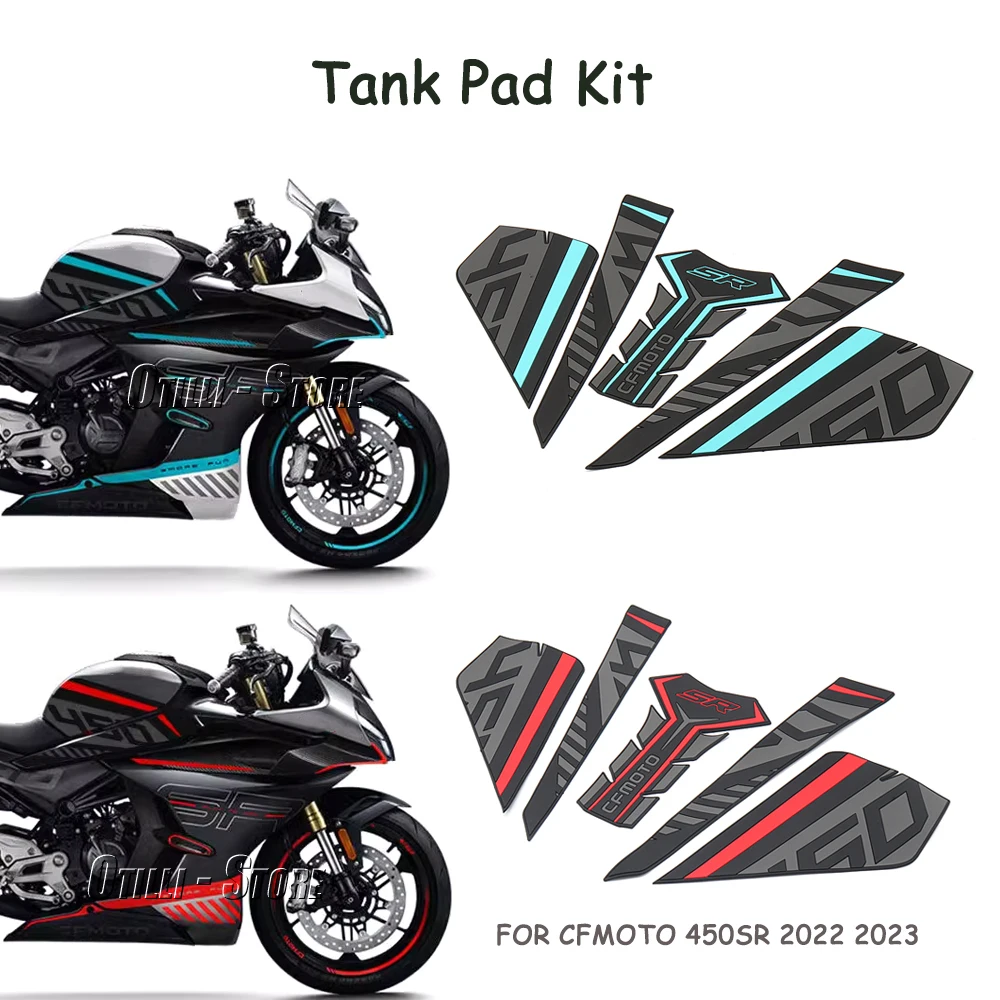 

Резиновые прокладки для топливного бака мотоцикла CFMOTO 450SR 450 SR 450sr 2022 2023, набор прокладок для бака, устойчивые к царапинам наклейки