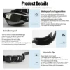 1Pcs Electroplated Adult Swimming Goggles Set, Anti-Fog and Waterproof Swimming Goggles Equipment, High-Definition, Anti-Fog Lenses - Leak-Proof, Uv-Proof 5