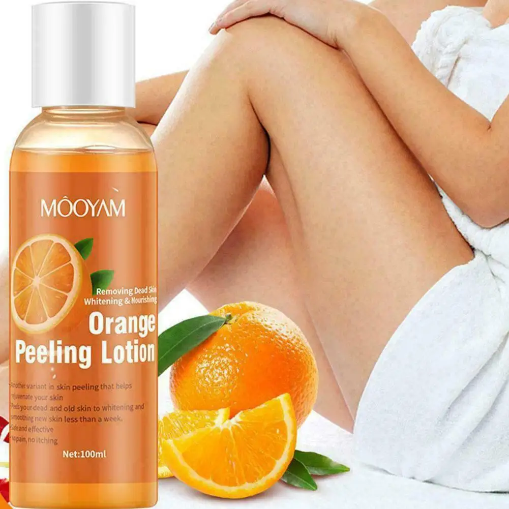 

New Dead Skin Removal Skin Whitening Lotion,black Skin Lotion,lightening Peeling Orange Bleaching Care Spot Strong Skin Lot C9D7