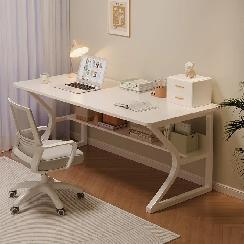 

HOOKI Official Computer Desk Desktop Home Simple Desk Student Rental House Study Table Writing Desk Bedroom Small Apartment D