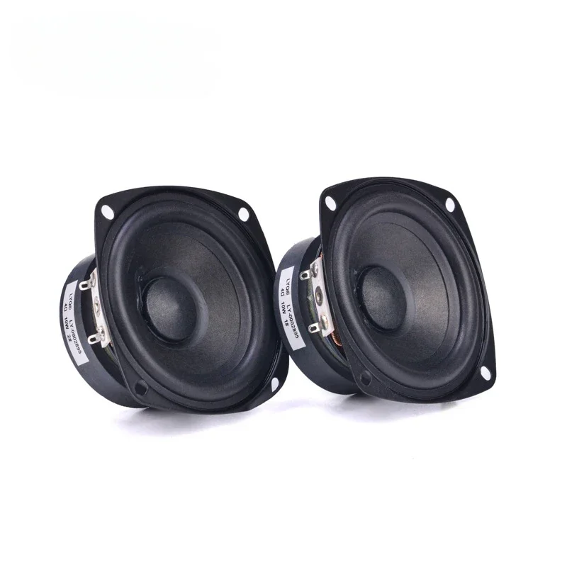 SOTAMIA 풀 레인지 사운드 스피커, 고무 사이드 HIFI 라우드 스피커, DIY 책장 스피커, 3 인치, 4 옴, 10W, 20 코어 오디오 스피커, 2 개