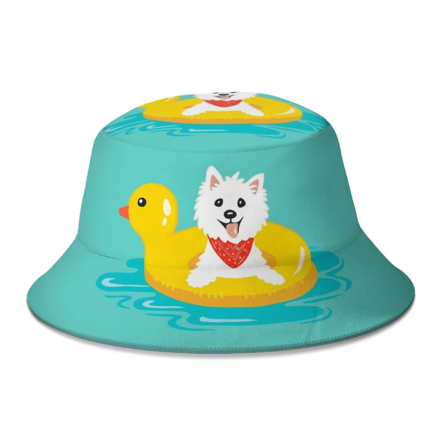 2022 New Summer Westie Puppy At Sea Bucket Hats for Women Men Dog Outdoor  Travel Foldable Bob Fishing Hat Girls Boys Sun Cap - AliExpress