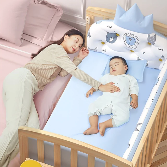 Baby Cot Solid Wood Multi-functional Crib with Closet Storage Kid Bed Convertible Wooden Modern Multifunctional Pine Wood Cribs 6