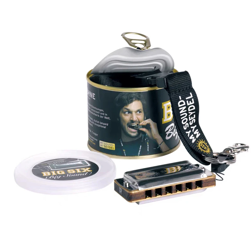 Seydel Big Six Blues Folk Standard Diatonic Harmonica 6 Holes 12 Notes