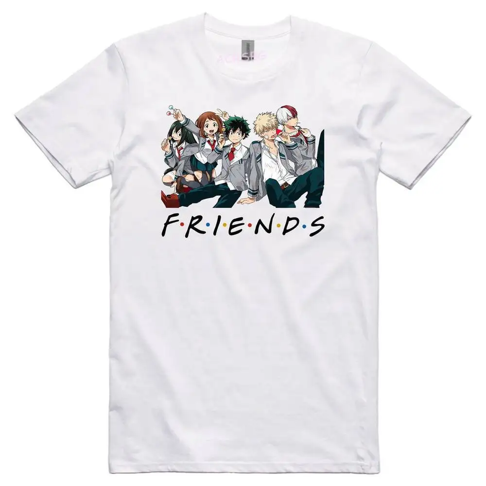 

Friends T Shirts Birthday Gifts Men Tee Shirts Anime Cartoon Unisex Printed T-shirts High Quality Tops Large Retro Man Clothing
