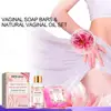 Soap Bars & Natural Yoni Oil Set, Natural Yoni Oil Vaginal Wash For Women , Feminine Wash Vaginial Deodorants PH Balance El Y5J7 4