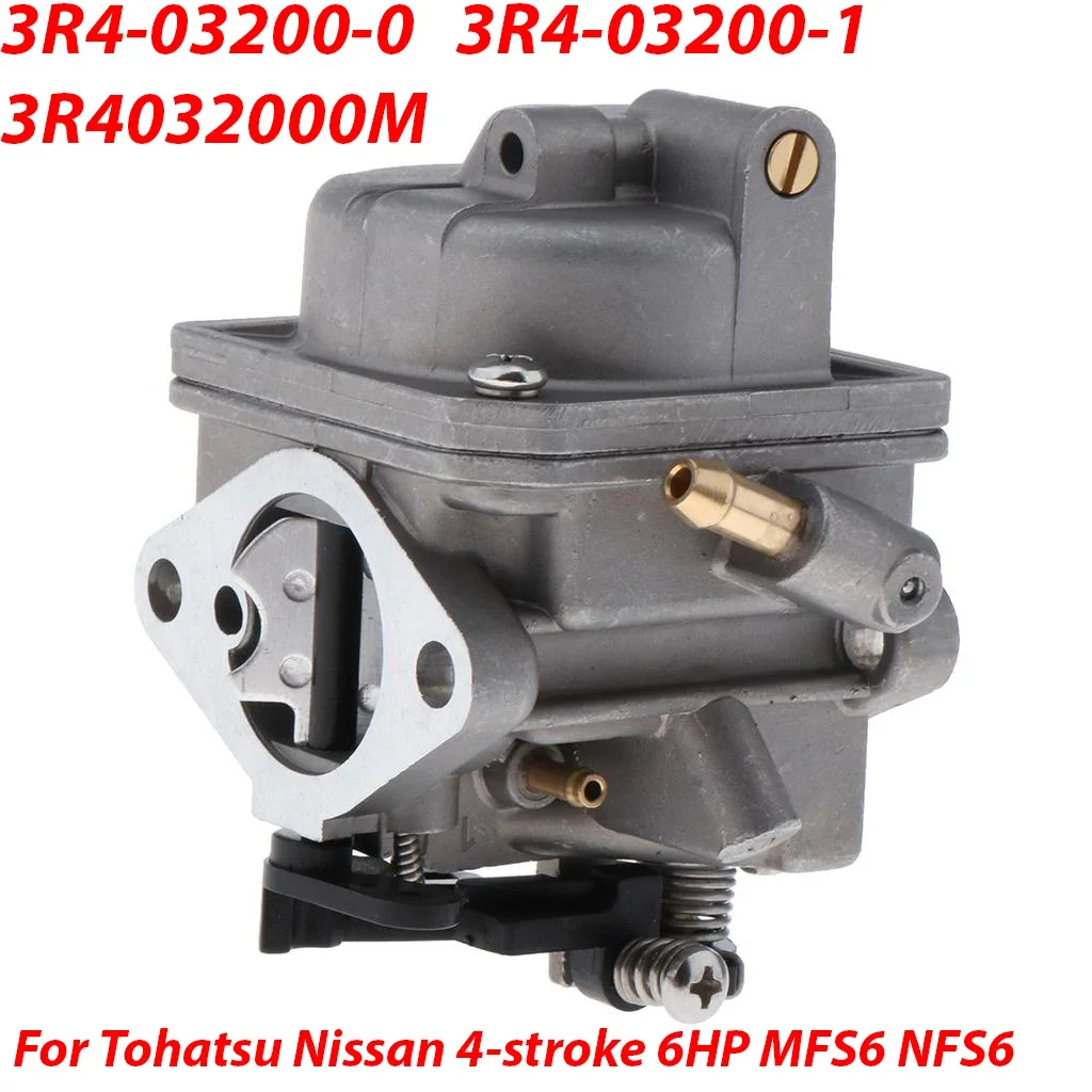 

3R4-03200-0 Boat Outboard Carburetor For Tohatsu Nissan 4 Stroke 6HP MFS6 NSF6 A2 B 3R4-03200-1 3R4032000M 3R4032001M