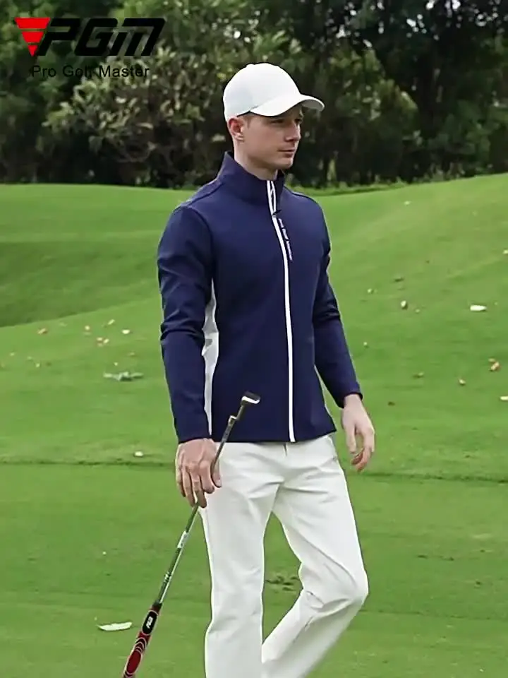 PGM Golf Мужская куртка с длинным рукавом Осень-зима Теплое легкое теплое внутреннее