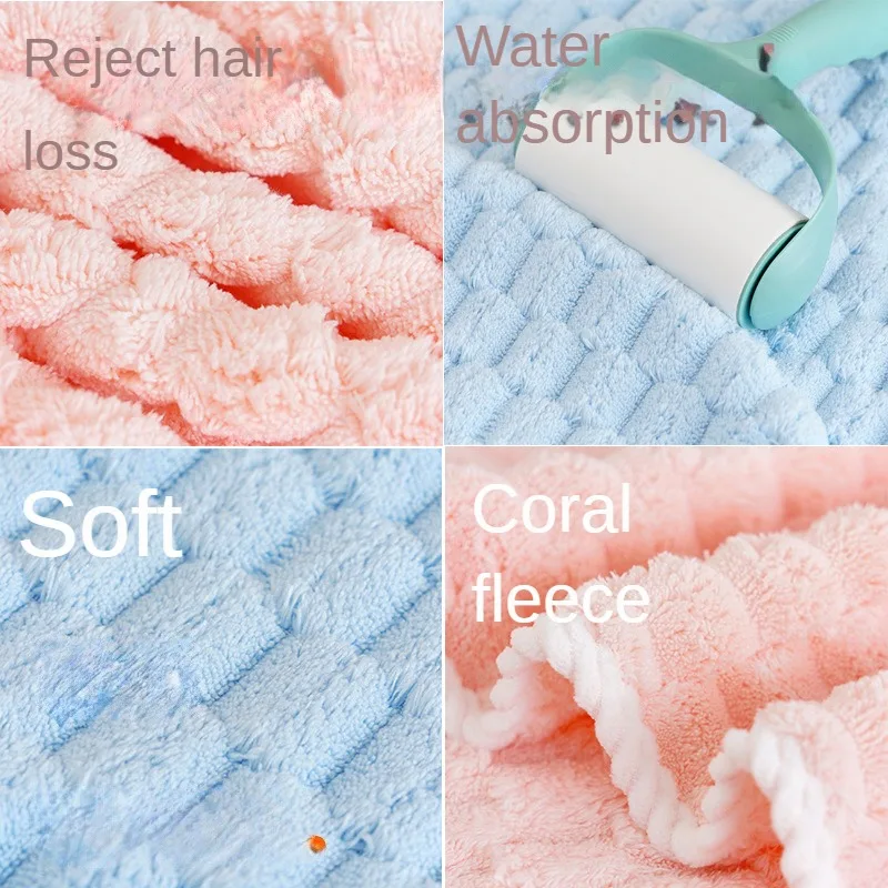 

Мягкое и утолщенное банное полотенце из кораллового флиса для взрослых-идеальное дополнение к вашему дому