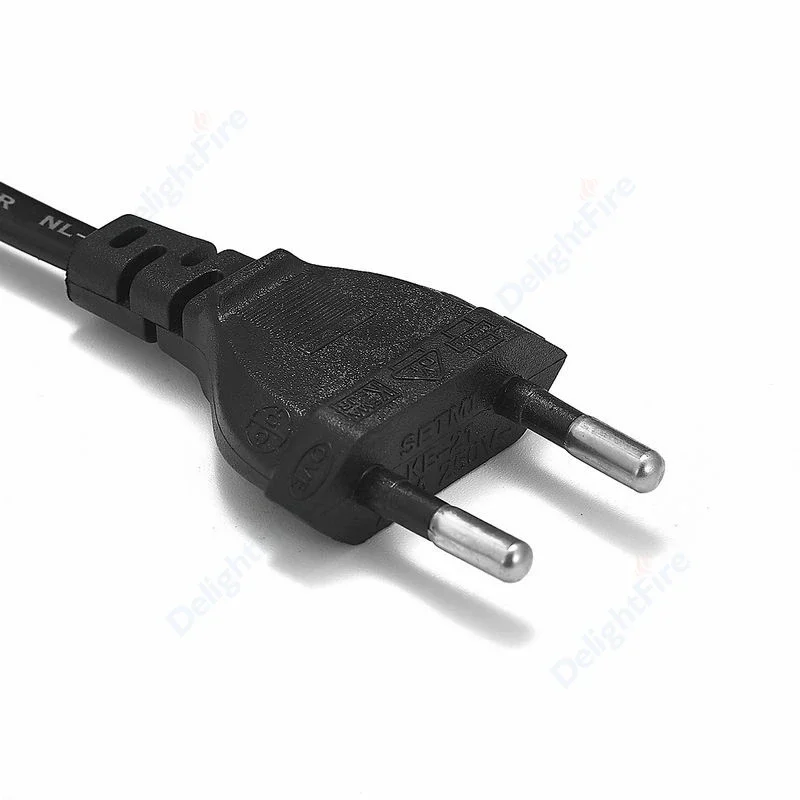 Universal EU/US Power Cable Cord - IEC C7 2-Pin AC Extension