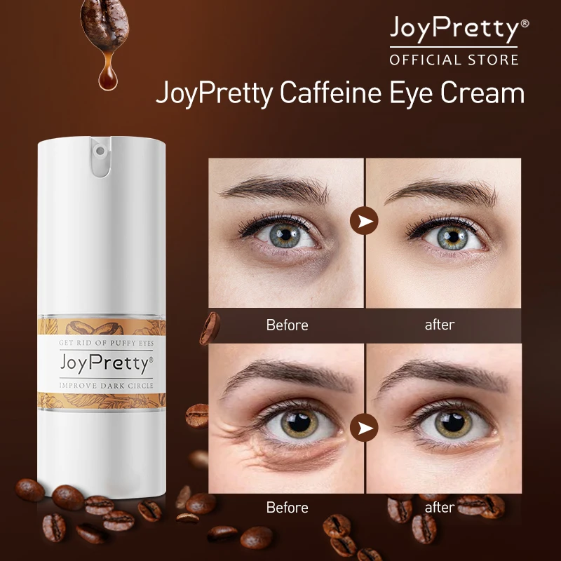 JoyPrettyCaffeineEyeCreamAntiAgingDarkCircleEyeBagsWrinkle