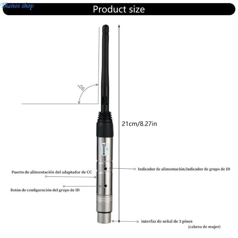 DMX512 2.4G 무선 컨트롤러 ISM 수신기 송신기 디스코 파티 x37a