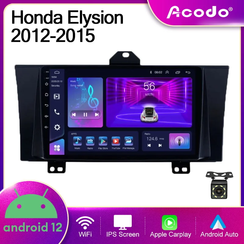 

Автомобильный мультимедийный плеер Acodo, Android 2012, 10 дюймов, для Honda Elysion-2015, GPS, IPS экран, SWC, BT, FM, CarPlay, авто, Wi-Fi, радио, головное устройство